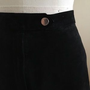 Vintage Ralph Lauren black suede skirt - size 6